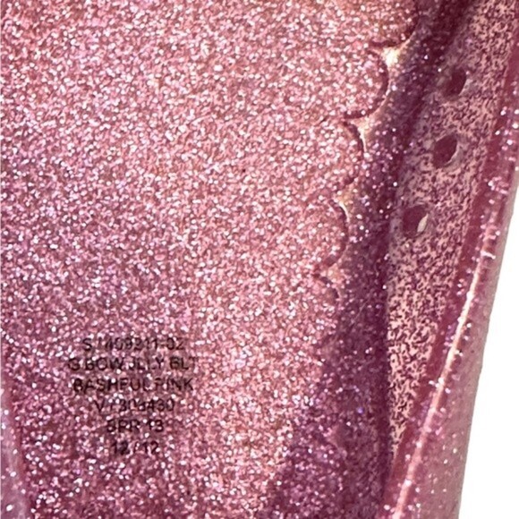 NEW GAP KIDS Pink Glitter Jelly Ballet Flats size 5 - Picture 3 of 3